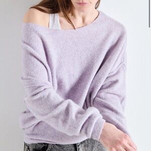 American Vintage Lavender Knit Top
